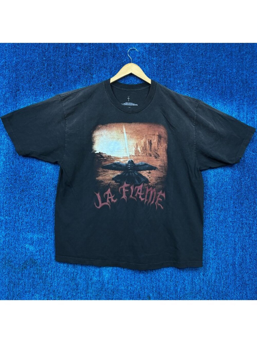 Travis Scott La Flame Rap T-Shirt Size XXL
